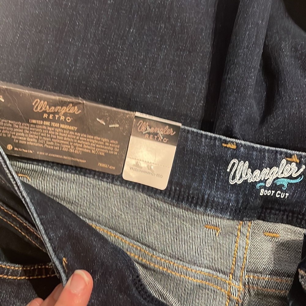 Wrangler retro Sadie low rise jeans 7/8 x 32 - Picture 4 of 5